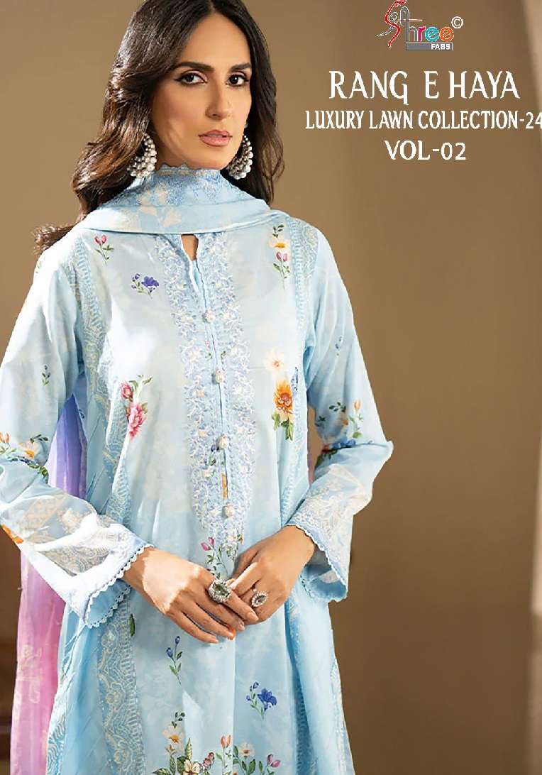 RANG E HAYA LUX LAWN VOL-02 Open Pic by Shree Fab